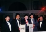 Hector Escamilla at BMI Awards, Accompanied by his Brothers and Grupo Aguila Lead Vocalist