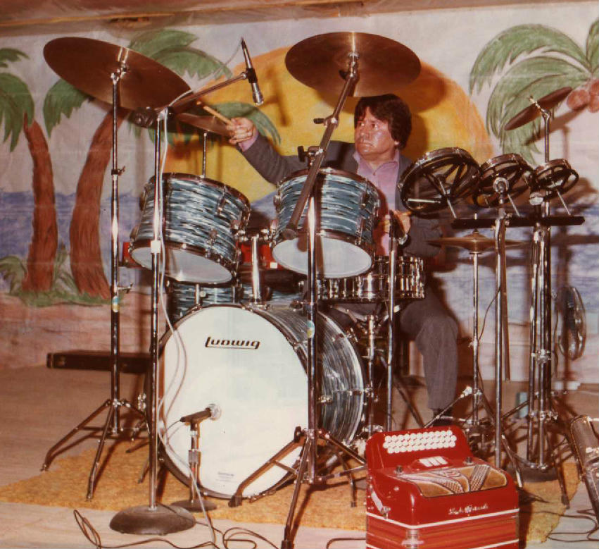 Drumming with Los Aguilas de Texas